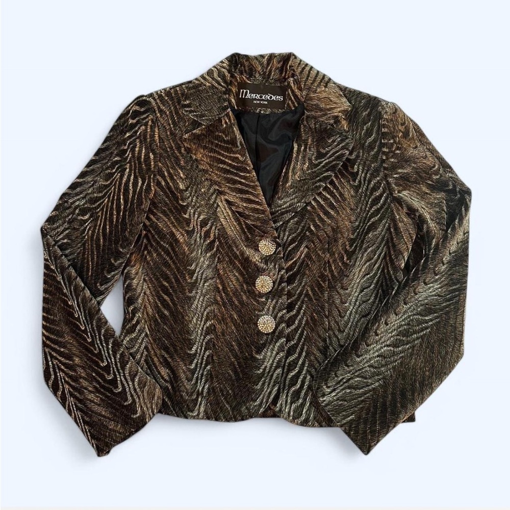 Mercedes New York Vintage Velvet Jacket